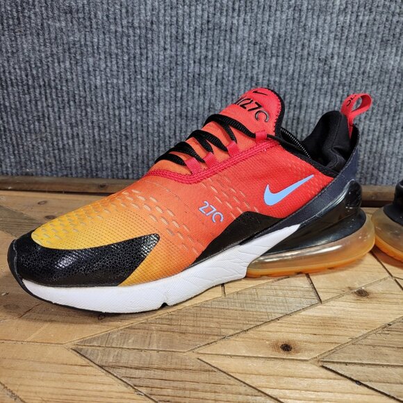 Nike Air Max 270 Mens 11.5 Athletic Running Shoes Sneakers Sunset DQ7625-600 - Picture 5 of 11